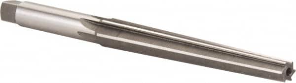 Interstate - 5/16" Small End, 29/64" Large End, 13/32" Shank, 3-3/8" Flute, Brown and Sharpe Taper Reamer #3 - Exact Tooling