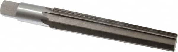 Interstate - 0.9" Small End, 1.155" Large End, 1" Shank, 6-1/8" Flute, Brown and Sharpe Taper Reamer #9 - Exact Tooling