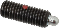 Gibraltar - M12 x 1.75, 32mm Thread Length, 6mm Plunger Projection, Steel Threaded Spring Plunger - 6.3mm Max Plunger Diam, 32mm Plunger Length, 2.7 Lb Init End Force, 9.24 Lb Final End Force, 6mm Hex - Exact Tooling
