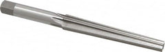 Interstate - 0.2503" Small End, 0.3673" Large End, 5/16" Straight Shank, 2-1/4" Flute, 0MT Morse Taper Reamer - Exact Tooling