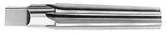 Interstate - 2.112" Small End, 2.555" Large End, 2" Tapered Shank, 8-1/2" Flute, 6MT Morse Taper Reamer - Exact Tooling