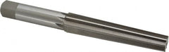 Interstate - 0.5696" Small End, 0.7444" Large End, 5/8" Straight Shank, 3-1/2" Flute, 2MT Morse Taper Reamer - Exact Tooling