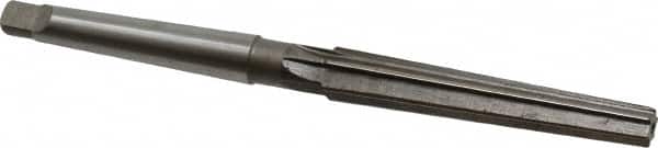 Interstate - 0.3674" Small End, 0.517" Large End, 7/16" Tapered Shank, 3" Flute, 1MT Morse Taper Reamer - Exact Tooling