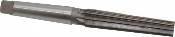 Interstate - 0.7748" Small End, 0.9881" Large End, 7/8" Tapered Shank, 4-1/4" Flute, 3MT Morse Taper Reamer - Exact Tooling
