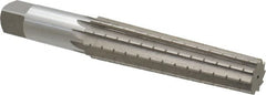 Interstate - 1.0167" Small End, 1.2893" Large End, 1-1/4" Straight Shank, 5-1/4" Flute, 4MT Morse Taper Reamer - Exact Tooling