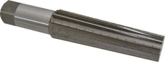 Interstate - 1.4717" Small End, 1.8005" Large End, 1-1/2" Straight Shank, 6-1/4" Flute, 5MT Morse Taper Reamer - Exact Tooling