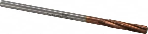 Alvord Polk - 5/16" High Speed Steel 6 Flute Chucking Reamer - Spiral Flute, 0.2792" Straight Shank, 1-1/2" Flute Length, 6" OAL - Exact Tooling