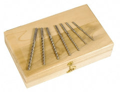 Made in USA - #0 to #7 Pin, Straight Shank, Taper Pin Reamer Set - Exact Tooling