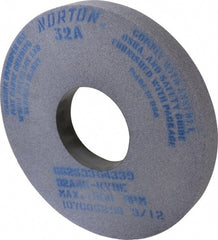 Norton - 14" Diam x 5" Hole x 1-1/2" Thick, K Hardness, 46 Grit Surface Grinding Wheel - Aluminum Oxide, Type 1, Coarse Grade, 1,800 Max RPM, Vitrified Bond, No Recess - Exact Tooling