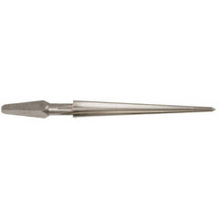 Alvord Polk - 1" Diam, 3/8" Small End Diam, Brace Shank, 4-1/2" Flute, Repairman's Reamer - Exact Tooling