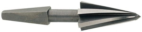 Alvord Polk - 3-5/8" Diam, 1-1/2" Small End Diam, 1-1/2" Diam T-Handle Shank, 3-7/8" Flute, Repairman's Reamer - Exact Tooling