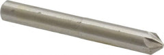 Interstate - 1/4" Head Diam, 1/4" Shank Diam, 6 Flute 82° High Speed Steel Countersink - Exact Tooling