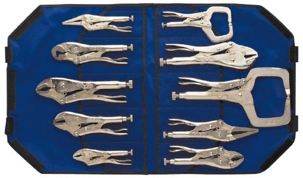 Irwin - 10 Piece Locking Plier Set - Comes in Kit Bag - Exact Tooling