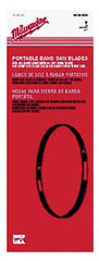 Milwaukee Tool - 3' 8-7/8" Long x 0.02" Thick, 14 Teeth per Inch, Portable Band Saw Blade - Bi-Metal Blade, High Speed Steel Teeth, Toothed Edge - Exact Tooling