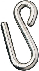 Ronstan - 15/32" Opening, 316 Stainless Steel Electropolished S-Hook - 1,320 Lb Capacity, 7/16" ID, 5/16" Wire, 3" OAL - Exact Tooling