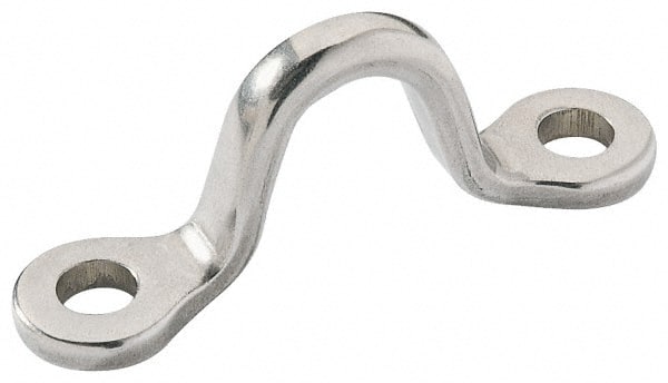 Ronstan - 11/16" Rope Guide/Eye Strap - 2-3/8" Between Centers, 316 Stainless Steel, Electropolished - Exact Tooling