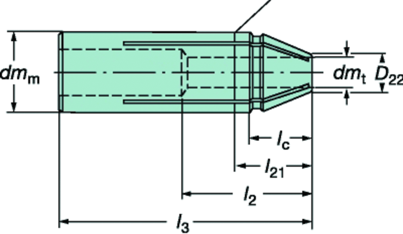 393CGP201072 CORO GRIP PENCIL COLLET - Exact Tooling