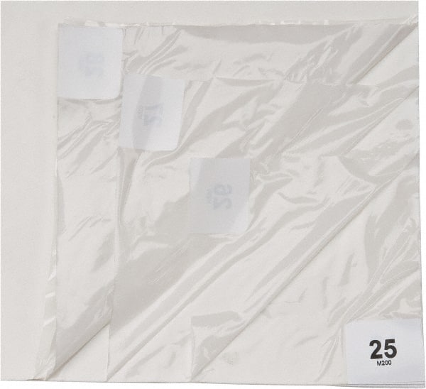 Wearwell - 3' Long x 2' Wide x 1/8" Thick, Dry Environment, Smooth Pattern Clean Room Matting - Tacky Sheets, White, 30 Layers per Mat, Series 095 - Exact Tooling