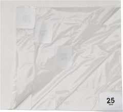 Wearwell - 3' Long x 2' Wide x 1/8" Thick, Dry Environment, Smooth Pattern Clean Room Matting - Tacky Sheets, White, 30 Layers per Mat, Series 095 - Exact Tooling