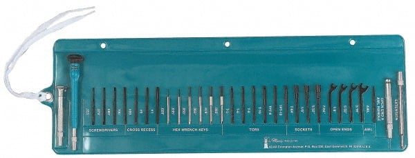 Moody Tools - 30 Piece Screwdriver Set - Comes in Tool Roll - Exact Tooling