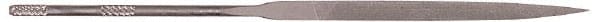 Grobet - 4" Needle Precision Swiss Pattern Knife File - Round Handle - Exact Tooling