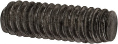 Value Collection - #8-32 1/2" OAL Fully Threaded Stud - Carbon Steel, Plain Finish - Exact Tooling