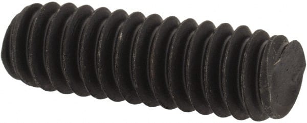 Value Collection - 1/4-20 3/4" OAL Fully Threaded Stud - Carbon Steel, Plain Finish - Exact Tooling