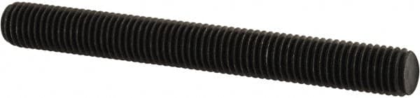 Value Collection - 1/4-28 2-1/4" OAL Fully Threaded Stud - Carbon Steel, Plain Finish - Exact Tooling