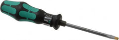 Wera - Slip Stop Slotted Screwdriver - Hexagon Shank, Ergonomic Handle - Exact Tooling