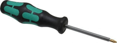 Wera - 2-3/8" Blade Length Posidrive Screwdriver - 5-5/8" OAL - Exact Tooling