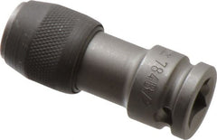 Wera - 3/8" Drive, 5/16" Insert, Hex Drive Bit Adapter - Quick Release, 1-15/16" OAL - Exact Tooling