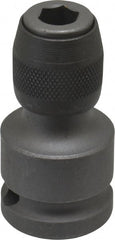 Wera - 1/2" Drive, 5/16" Insert, Hex Drive Bit Adapter - Quick Release, 1-15/16" OAL - Exact Tooling