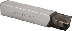 Made in USA - 3/4 x 3/4" Shank, Square Shoulder Turning Single Point Tool Bit - AL-12, Grade K68 - Exact Tooling