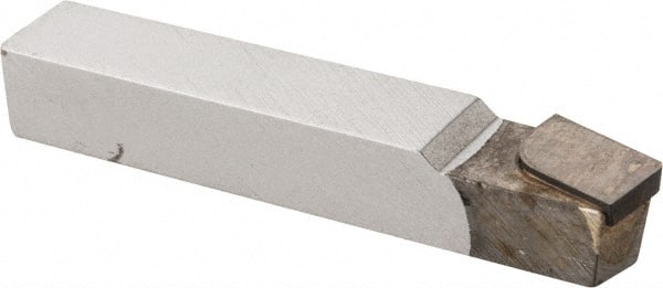 Made in USA - 3/8 x 3/8" Shank, Lead Angle Turning Single Point Tool Bit - BR-6, Grade K68 - Exact Tooling