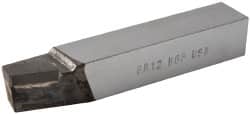 Made in USA - 3/4 x 3/4" Shank, Lead Angle Turning Single Point Tool Bit - BR-12, Grade K68 - Exact Tooling