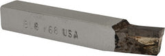 Made in USA - 1/2 x 1/2" Shank, Lead Angle Turning Single Point Tool Bit - BL-8, Grade K68 - Exact Tooling