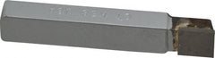 Made in USA - 7/16 x 7/16" Shank, Square Nose Single Point Tool Bit - C-7, Grade K68 - Exact Tooling