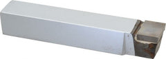 Made in USA - 1 x 1" Shank, Square Nose Single Point Tool Bit - C-16, Grade K68 - Exact Tooling