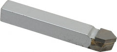 Made in USA - 5/16 x 5/16" Shank, Pointed Nose Single Point Tool Bit - D-5, Grade K68 - Exact Tooling