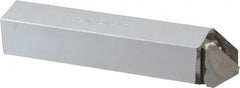 Made in USA - 1 x 1" Shank, Pointed Nose Single Point Tool Bit - D-16, Grade K68 - Exact Tooling