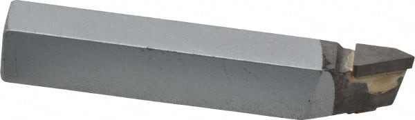 Made in USA - 3/8 x 3/8" Shank, Offset Threading Single Point Tool Bit - ER-6, Grade K68 - Exact Tooling