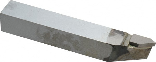 Made in USA - 5/8 x 5/8" Shank, Offset Threading Single Point Tool Bit - ER-10, Grade K68 - Exact Tooling
