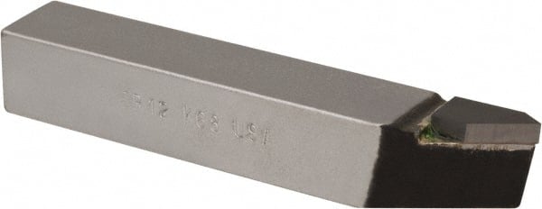 Made in USA - 3/4 x 3/4" Shank, Offset Threading Single Point Tool Bit - ER-12, Grade K68 - Exact Tooling