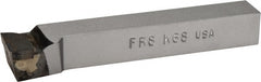 Made in USA - 1/2 x 1/2" Shank, Offset End Cutting Single Point Tool Bit - FR-8, Grade K68 - Exact Tooling