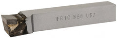 Made in USA - 5/8 x 5/8" Shank, Offset End Cutting Single Point Tool Bit - FR-10, Grade K68 - Exact Tooling