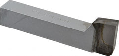 Made in USA - 3/4 x 3/4" Shank, Offset End Cutting Single Point Tool Bit - FR-12, Grade K68 - Exact Tooling