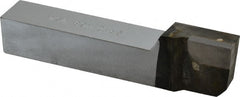 Made in USA - 3/4 x 3/4" Shank, Offset Side Cutting Single Point Tool Bit - GR-12, Grade K68 - Exact Tooling
