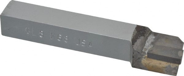 Made in USA - 1/2 x 1/2" Shank, Offset Side Cutting Single Point Tool Bit - GL-8, Grade K68 - Exact Tooling