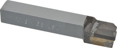 Made in USA - 1/2 x 1/2" Shank, Offset Side Cutting Single Point Tool Bit - GL-8, Grade K68 - Exact Tooling