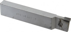 Made in USA - 1 x 1/2" Shank, Cutoff & Grooving Single Point Tool Bit - CT-120(445), Grade K68 - Exact Tooling